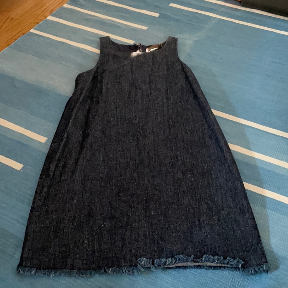 Denim tank dress